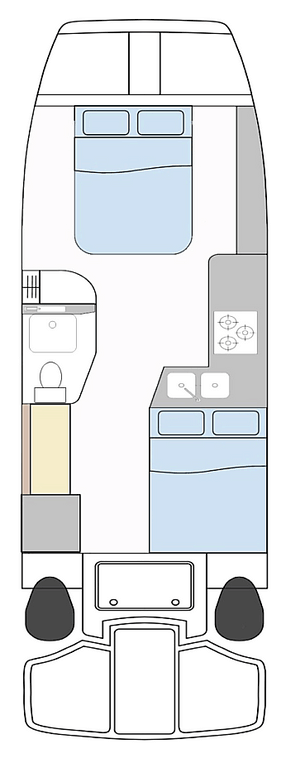 Plan de nuit CaraBoat